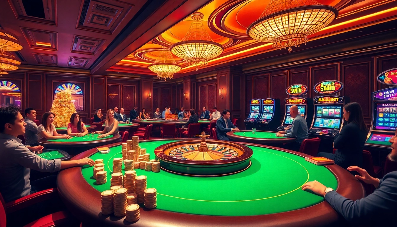 Engage with thrilling casino gaming experiences at https://58win.talk/ featuring vibrant poker tables and roulette wheels.
