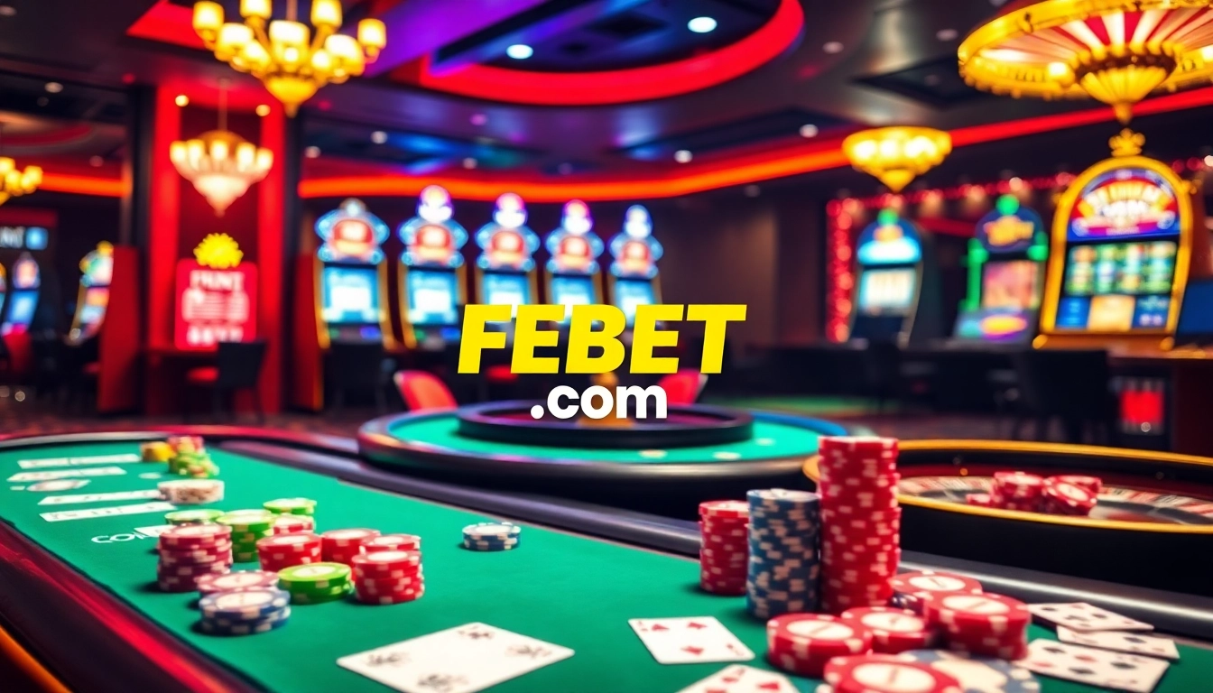 Try your luck at FEBET com with vibrant casino tables and exciting gaming action.