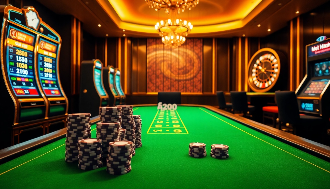 Experience the excitement of online gambling at https://dabet.homes with vibrant casino tables and thrilling games.