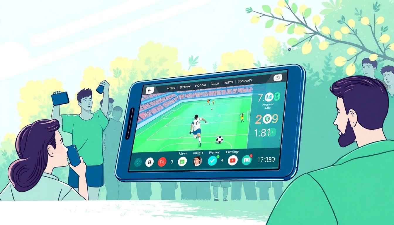 Xoilac TV streaming interface showcasing fans enjoying soccer matches on joemadfan.com.