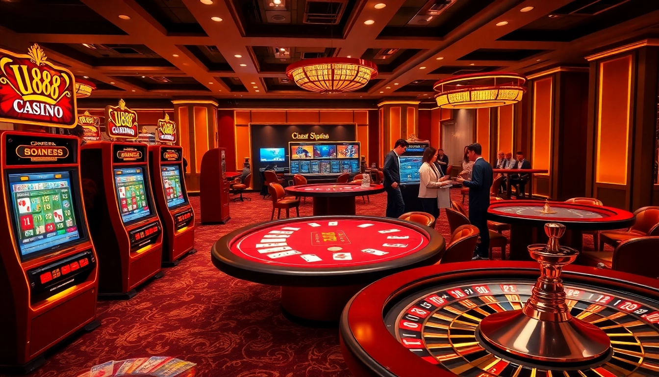 Experience U888's thrilling online gambling with vibrant slots and exciting poker tables.