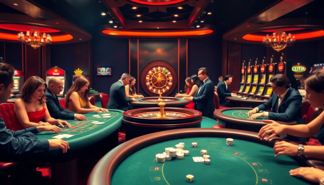Players strategizing at a luxurious poker table inspired by https://u888hii.com/ casino experiences.