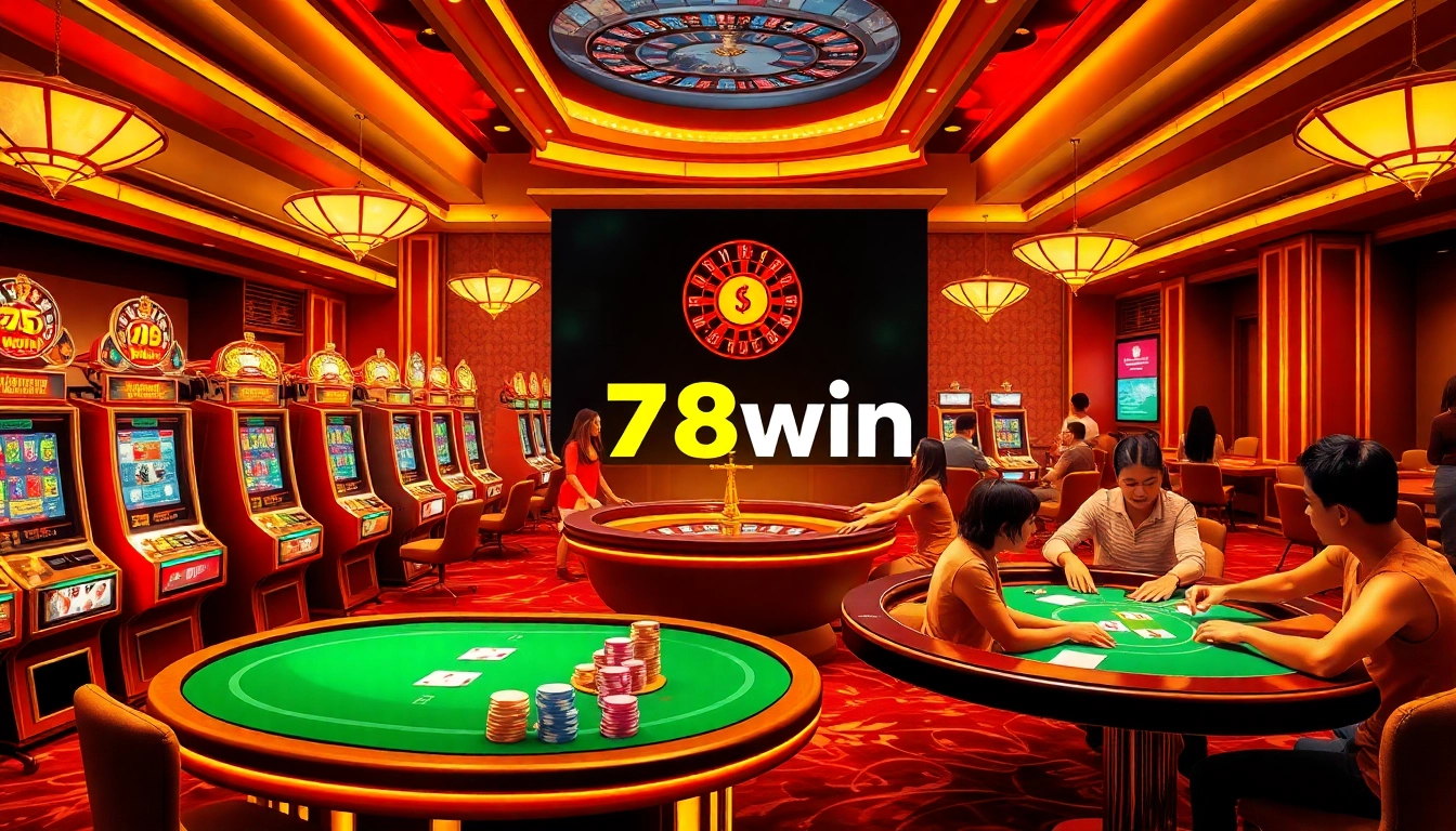 Experience the excitement at nhà cái 78win with immersive casino games, vibrant slot machines, and engaging players.