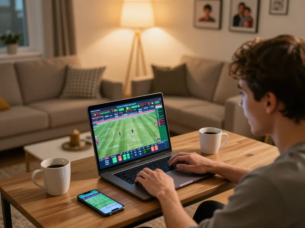 Engage in cm88 sports betting online with excitement in a cozy home setting