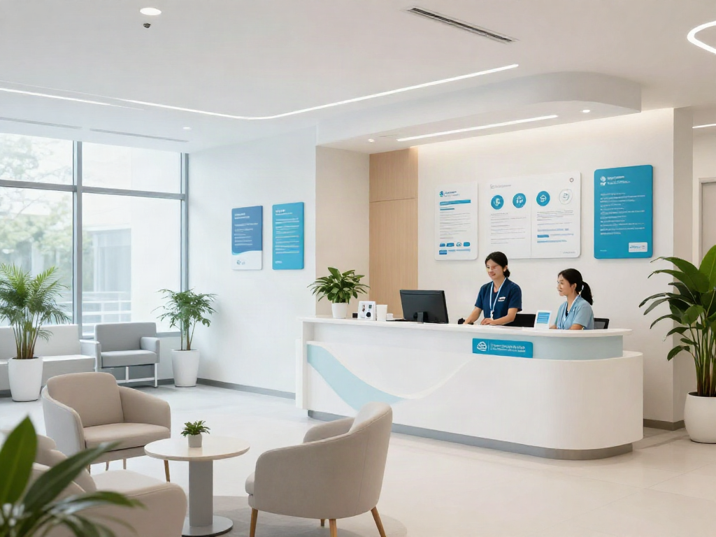 Pharmacy Weight Loss services in a welcoming health clinic environment, professional healthcare provider consultation, patient care.