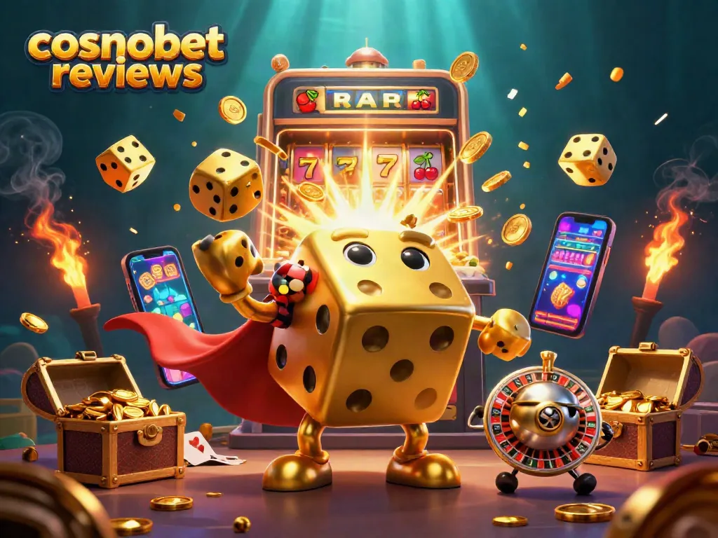 Experience the thrill with Cosmobet reviews revealing golden dice golems and jackpot wins.