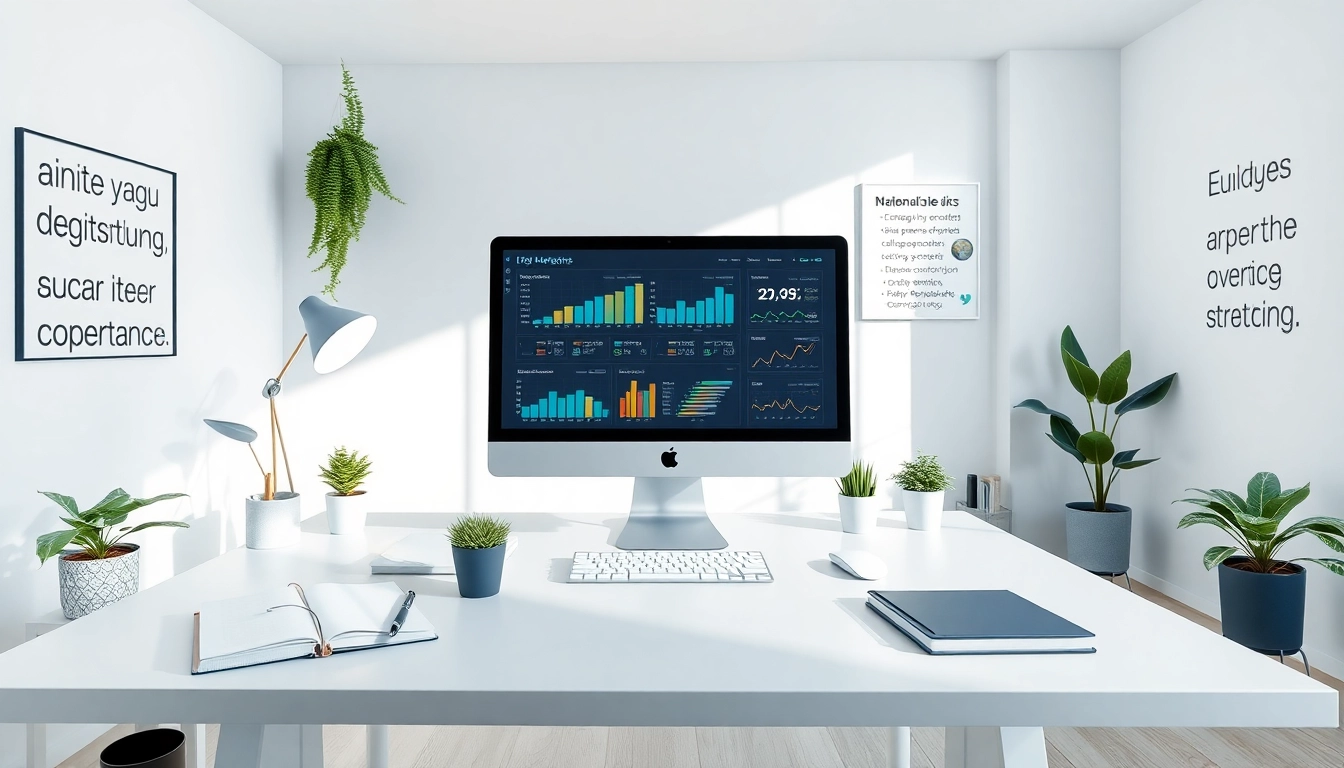 Innovative digital workspace representing lifepp.click for aspiring marketers.