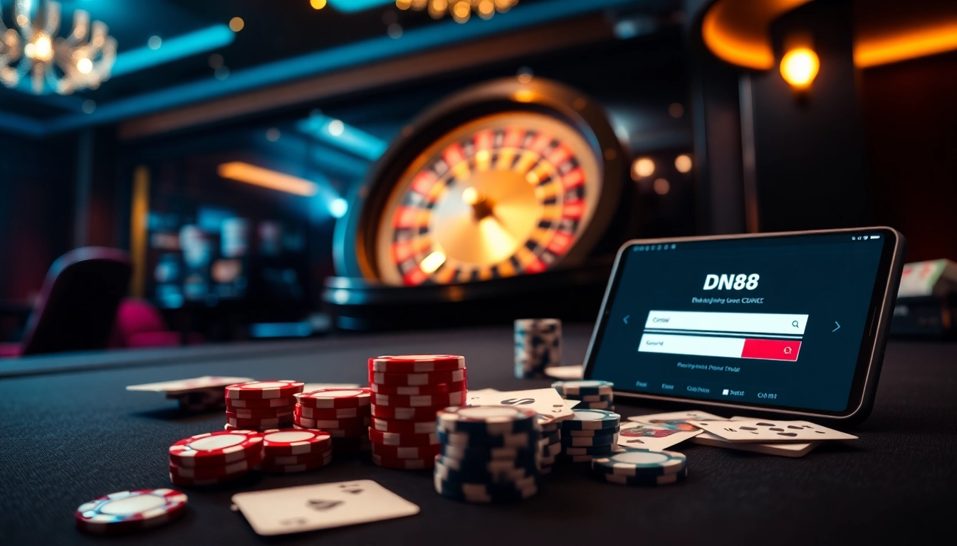 Experience the excitement of DN88 đăng nhập at our luxurious casino gaming tables.