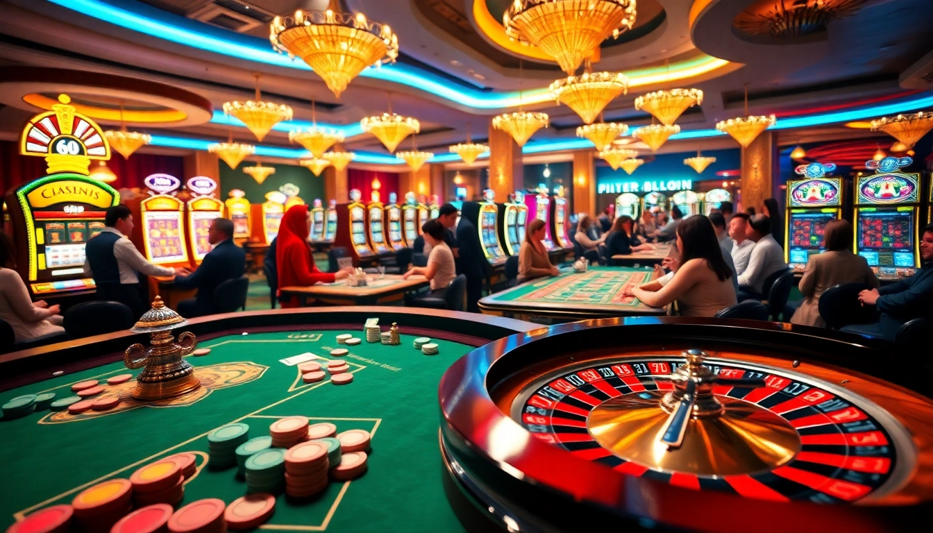 Players enjoying an exhilarating roulette game at https://69vnbl.com/, with vibrant chips and table action.
