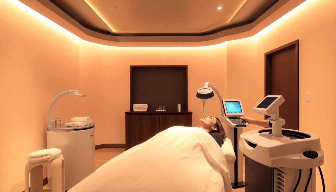 Experience criolipoliza sibiu with a professional therapist in a serene treatment room.