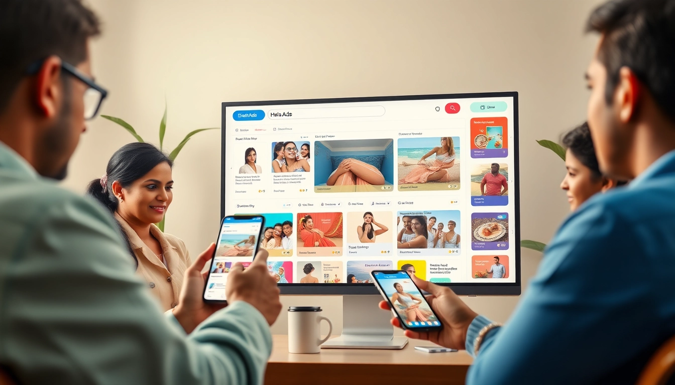 Hela Ads vibrant online ad platform showcasing engaging listings for personal and spa services.
