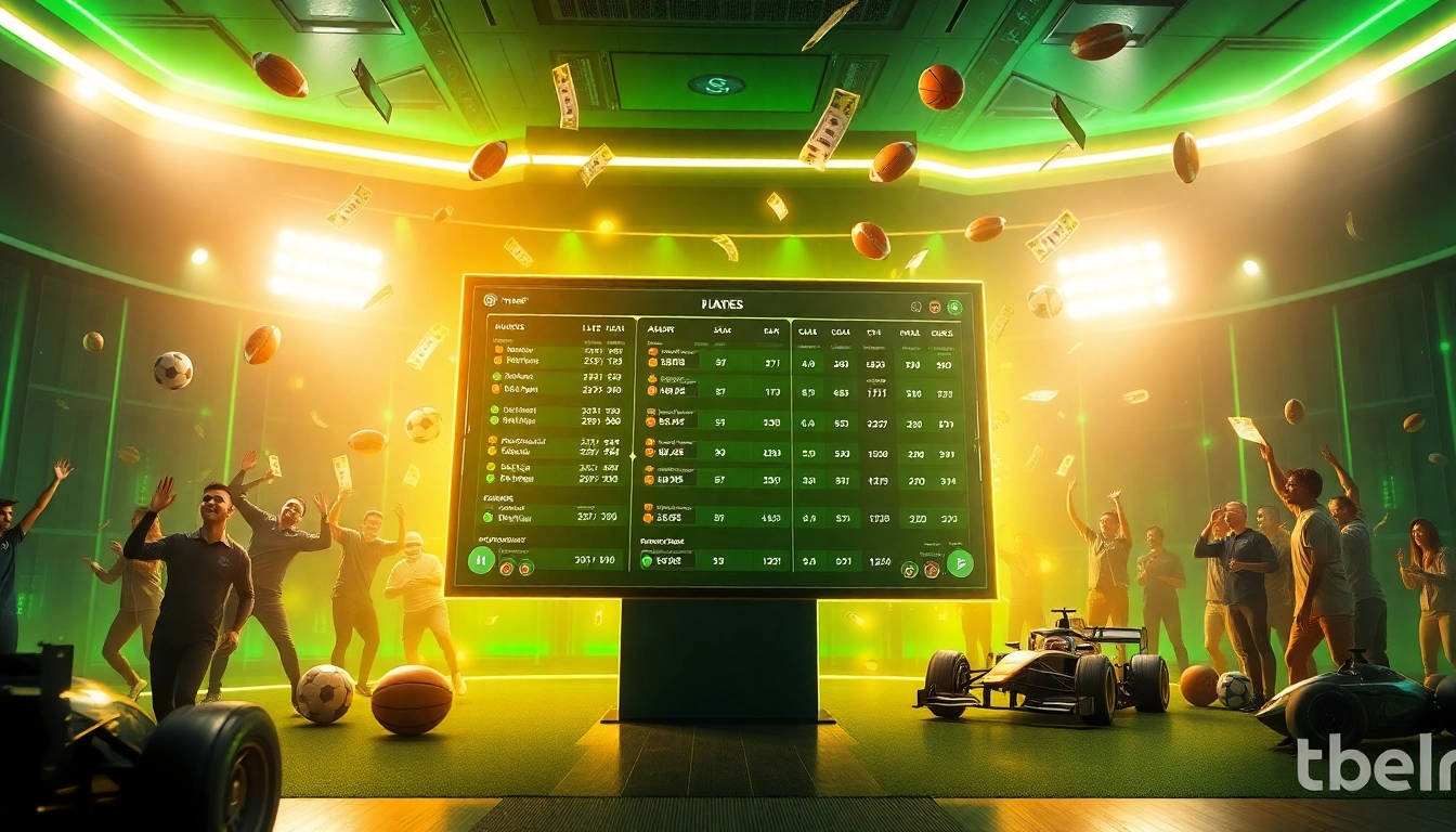 Experience the excitement of thabet sports betting with a vibrant, high-tech betting scene.