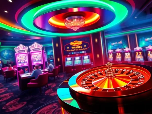 Experience the excitement of winning with the 789win app in a luxury casino setting.