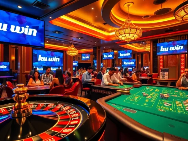 Players experiencing the thrill of victory at ku win casino tables full of excitement.