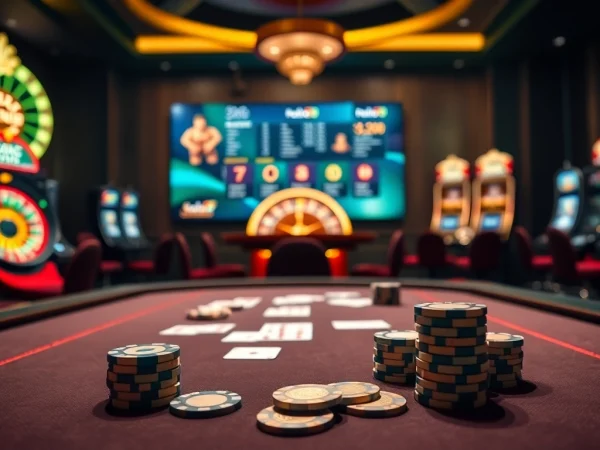 Experience excitement at Hello88 with an elegant poker setup showcasing chips and cards.