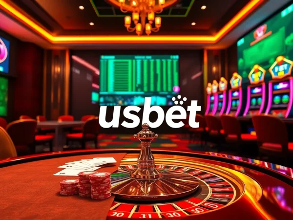 Experience excitement at nhà cái usbet with vibrant casino action, featuring roulette, poker, and slot machines.