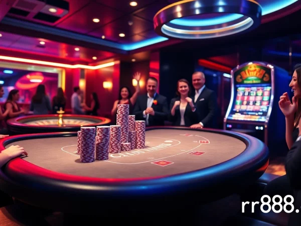 Experience thrilling gameplay at rr88 com with vibrant casino tables and dynamic gaming action.