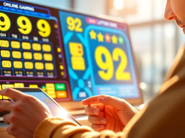 Exciting digital interface showcasing the 92 lottery experience with vibrant colors and engaging gameplay elements.