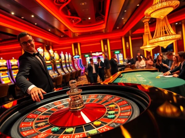 Experience the excitement of winning at the glamorous casino with 88i-themed roulette and poker games.
