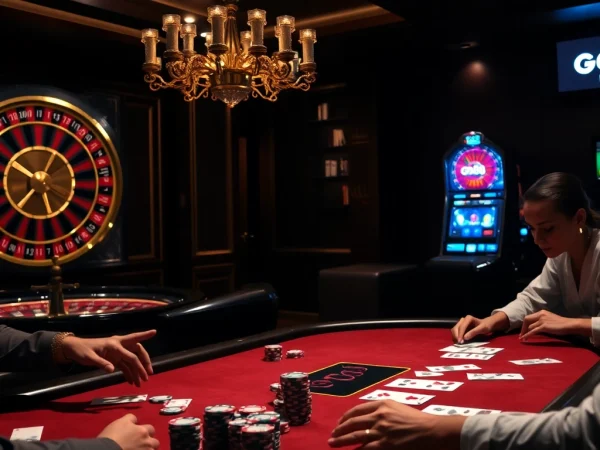 Players showcasing their skills at cards and roulette at https://go88.fast/ casino, capturing the thrill of winning.