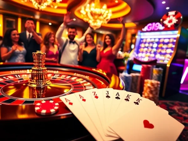 Experience high-stakes excitement with link go99 at this vibrant casino scene.
