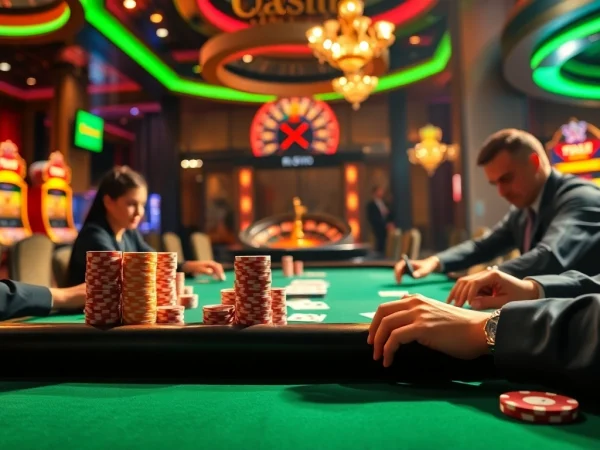Engaged players enjoying a high-stakes poker game at 78.win casino.