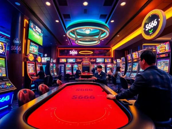 S666.nyc online gaming experience featuring vibrant casino atmosphere and engaging players.