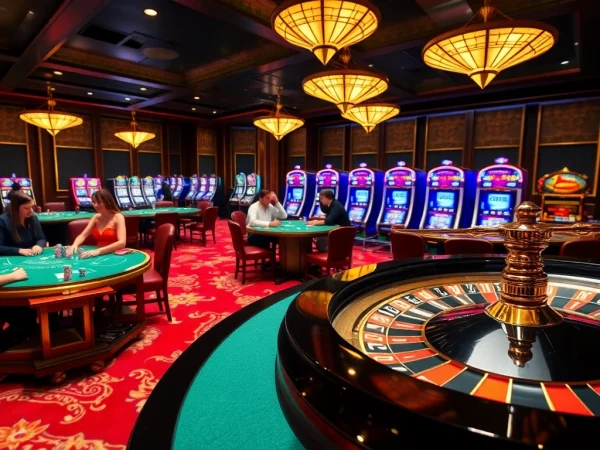 Experience the excitement of fun79 casino with vibrant gaming tables and dynamic players.