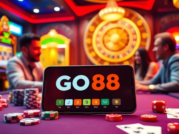 Engage with GO88's online gaming excitement at a luxurious casino.