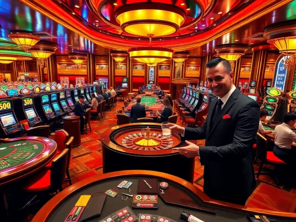 Experience the excitement of Lc88 Link with vibrant gaming tables and thrilling casino ambiance.