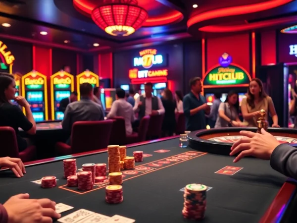 Experience the thrill of gambling at HITCLUB with vibrant poker games and exciting casino ambiance.