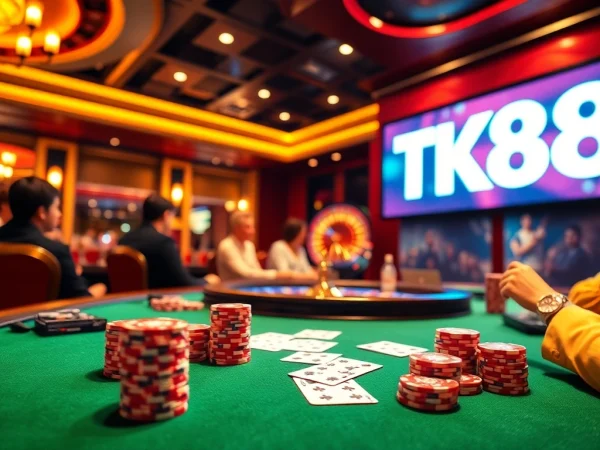Experience the excitement of TK88 Casino with vibrant poker games and thrilling gambling action.