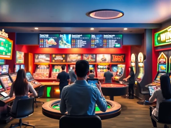 Exciting online betting experience at winvn88.live featuring casino games and sports betting.