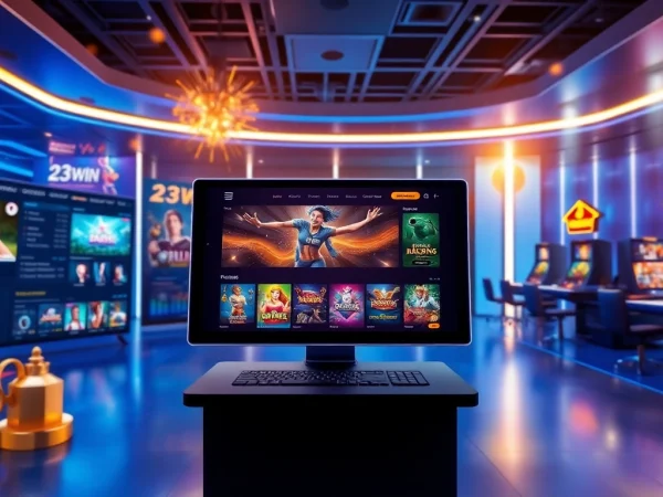 Experience the excitement of 23WIN online gaming with a modern interface.