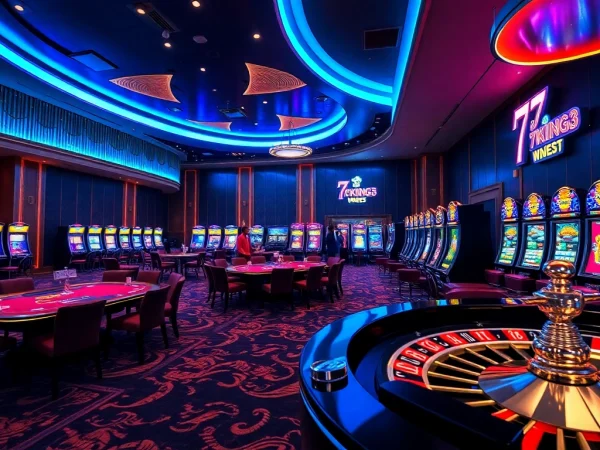 Experience the thrill of gameplay at 79king 3 with an exciting casino atmosphere featuring tables and slot machines.