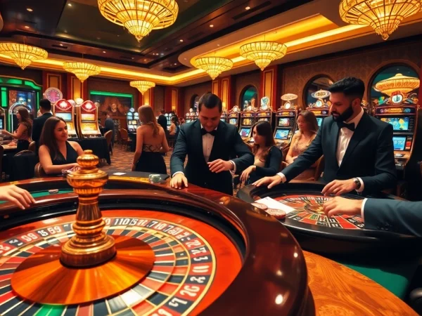 Experience the excitement of dh88 casino with vivid gaming elements like poker, slots, and roulette.