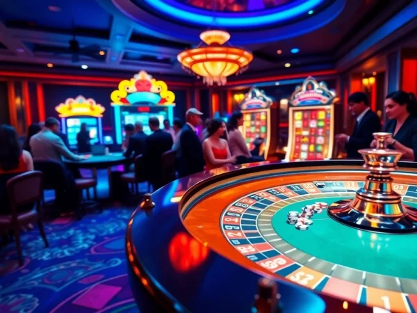 Betting enthusiasts experience excitement at a casino table, highlighting https://keobongda2.vip/.