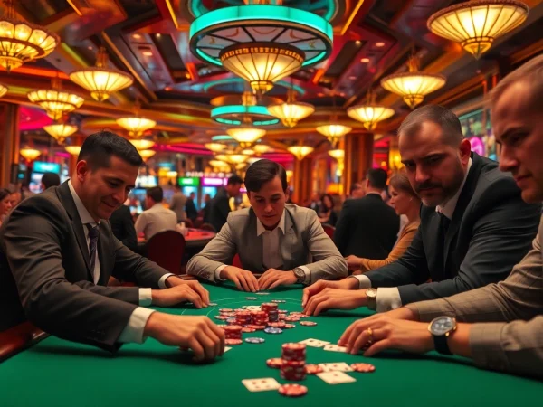 Menang besar dengan pg bet di meja poker ciri khas kasino dengan pemain fokus.