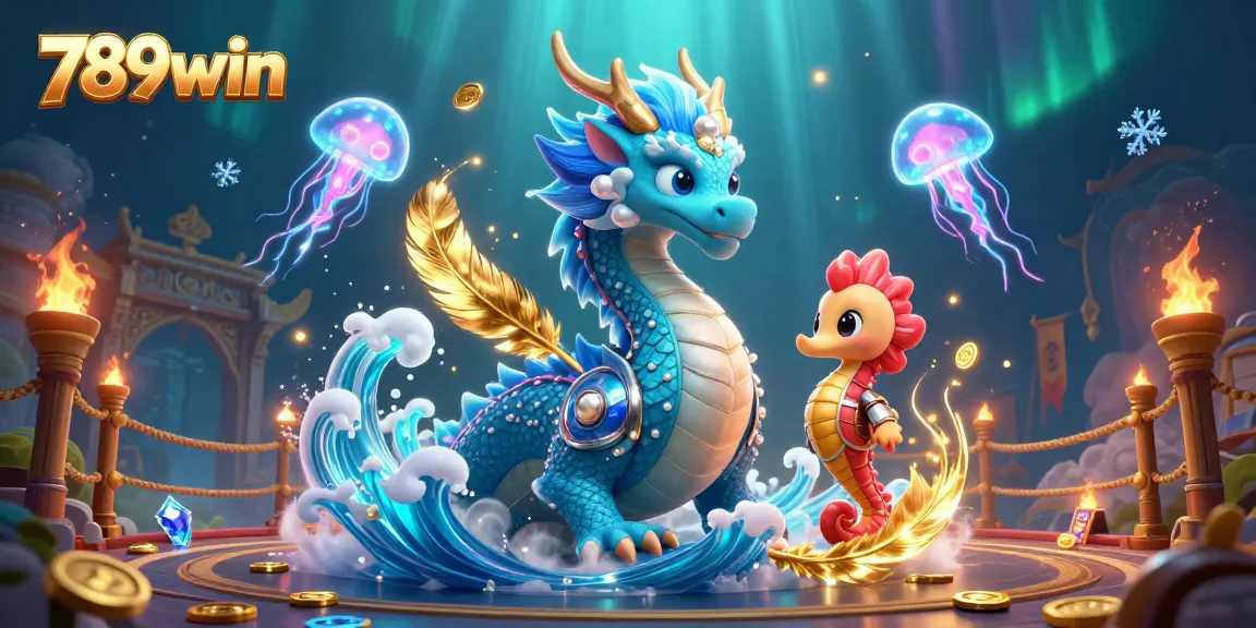 Engage in exciting gaming moments at 789win with a dynamic underwater casino scene.
